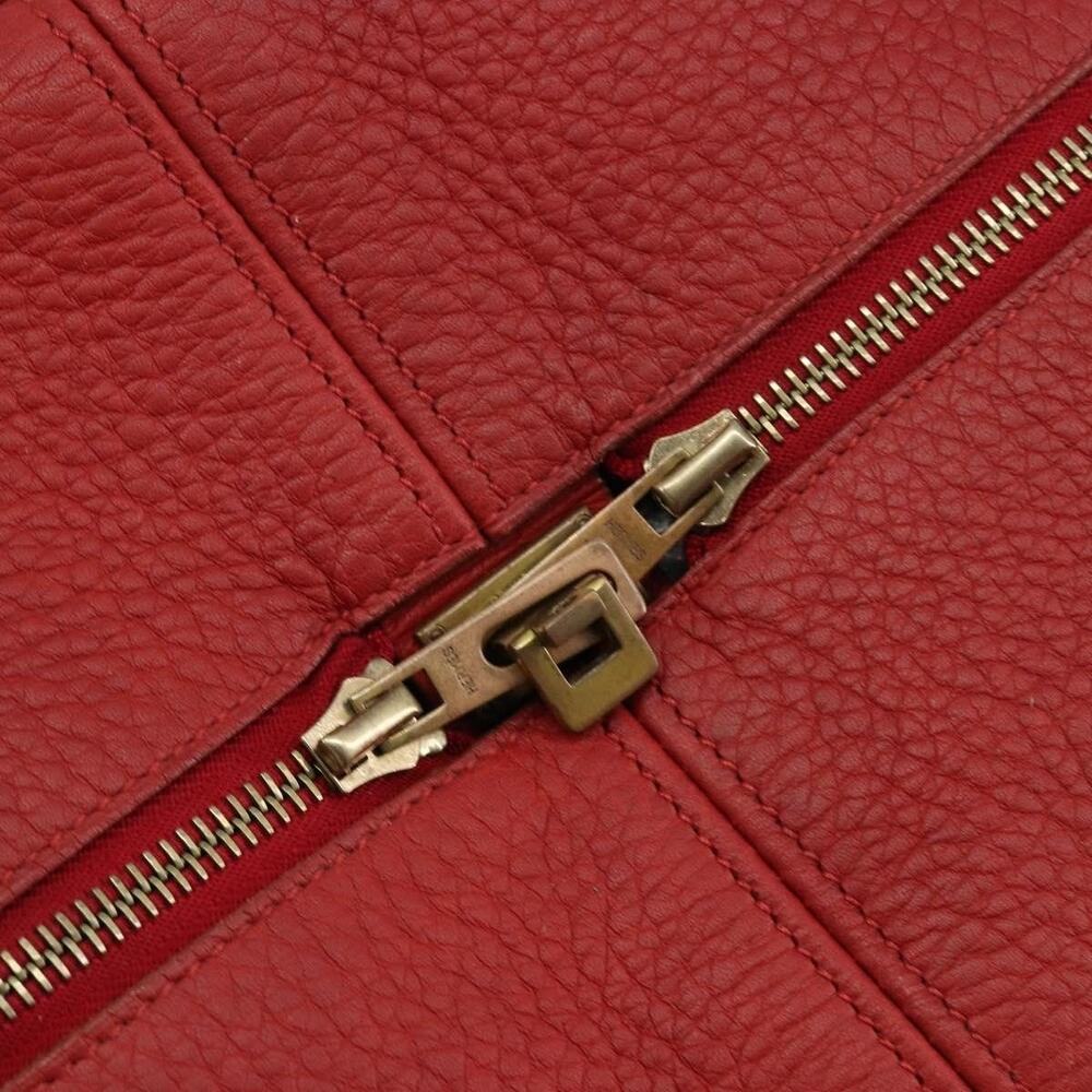 Hermes Coated Canvas Victoria 43 Handbag Beige - Picture 9 of 16